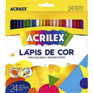 Lápis De Cor 24 cores Acrilex