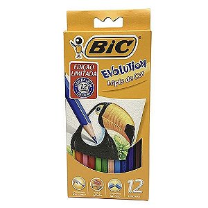 Lápis de Cor Bic 12 cores evolution