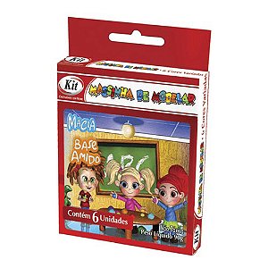 Massinha de Modelar Tons Pastel 6 ou 12 cores Kit