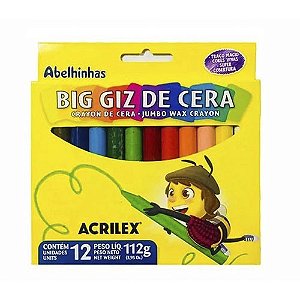Big Giz cera 12 unidades acrilex