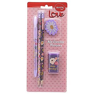 Kit Escolar Flowers