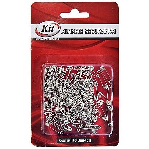 Alfinete segurança niquelado Kit