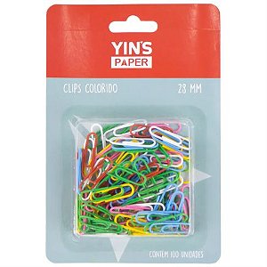 Clips colorido Yins paper 28mm