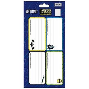 Etiquetas adesivas pautadas Batman Foroni