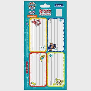 Etiquetas adesivas patrulha canina Foroni