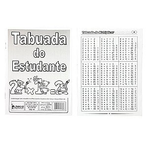 Tabuada do estudante tamoio