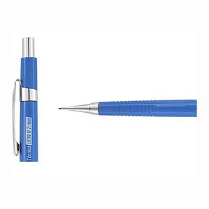 Lapiseira Técnica 0,7mm com Borracha Azul Brw
