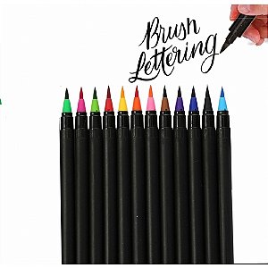 Brush Pen Lettering Vmp 12 cores