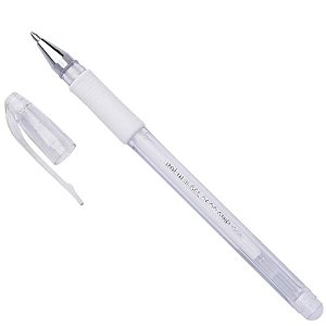 Caneta Gel Pastel Grip escrita branca  Molin