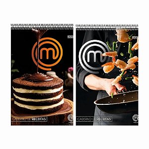 Caderno de receitas MasterChef 76folhas