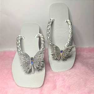 Chinelo Havaianas Decorado Square - Magia das Asas