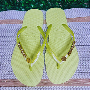 Chinelo Havaianas Decorado Slim - Concha do Mar