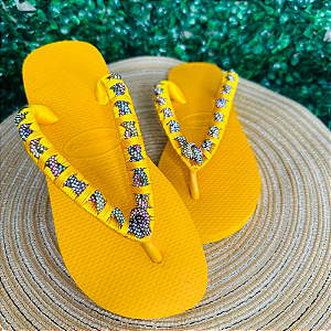 Chinelo Havaianas Decorado Top - Raio de Sol