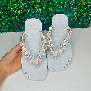 Chinelo Havaianas Decorado Square - Rainha do Mar