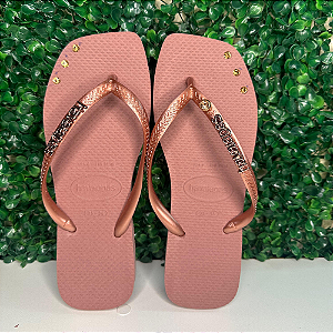 Chinelo Havaianas Decorado Square - Delicada