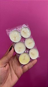 Vela Decorativa Com 6 Unid.