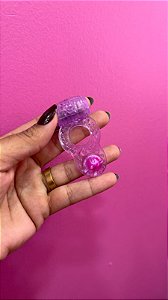 Anel Peniano Com Vibrador E Estimulador De Clítoris Mega Import