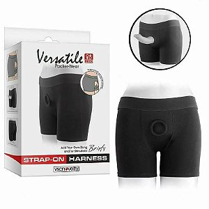 Cueca Boxer Com Anel Peniano E Encaixe Para Prótese Importação