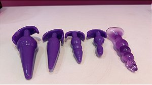 Kit Com 5 Plugs Anais Com Esferas Gradativas Good Vibe Toy