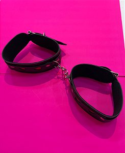 Algema Em Couro Sintético Personalizada Com Coração Brasil Fetiche