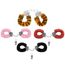Algema De Metal Com Pelúcia Mega Import