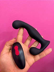 Massageador de próstata com controle
