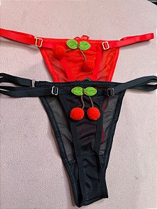 Calcinha cereja