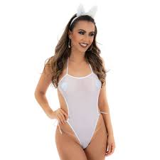 Mini Fantasia Coelhinha Ia Pimenta Sexy