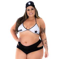 Fantasia Plus Size Xerife Pimenta Sexy