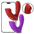 Vibrador de Ponto G com Pulsação - À Longa distância - APP - SI