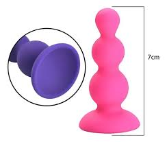 Plug Escalonado em silicone - Tamanho P - 7,5x2,7 - SI