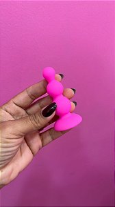 Plug Escalonado em silicone - Tamanho P - 7,5x2,7 - SI