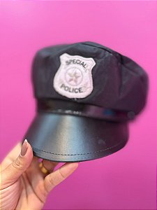 KEP POLICIAL ROSA/ PRETO