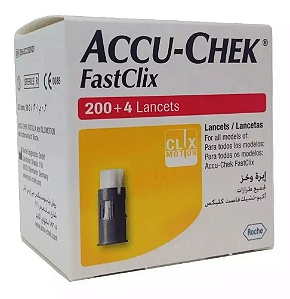 Accu-Chek Fastclix 204 Lancetas-Roche