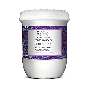 Creme Hidratante Mãos E Pés  680G D'Agua Natural