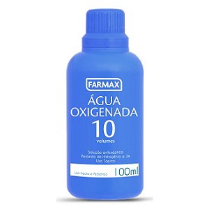 Agua Oxigenada Antisséptica 10 Vol Spr 100Ml Farmax