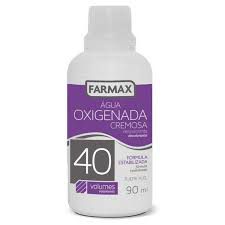 Agua Oxigenada Cremosa 40 Vol 90 Ml Farmax