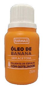Diluente Esmalte Oleo De Banana 28Ml Farmax