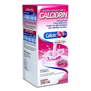Calcidrin Sus 250 Ml Vitamina+Calcio Globo
