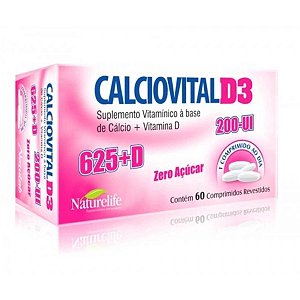 Calciovital D3 625Mg 60 Capsulas Natulab