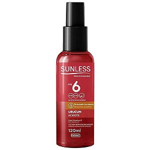 Oleo Bronzeador Urucum Fps 6 Sunless 120 Ml Farmax