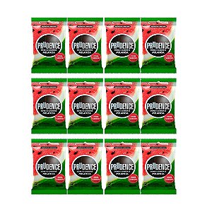 Kit C/ 12 Pacotes Preservativo Prudence Cs Melancia