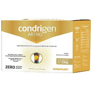 Condrigen Artro Colágeno Tipo 1 E 2 Sachê - Frutas Amarelas Maxinutri
