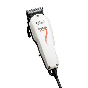 Máquina De Cortar Cabelo Wahl Profissional Basic Com 8 Pentes De Corte 110V