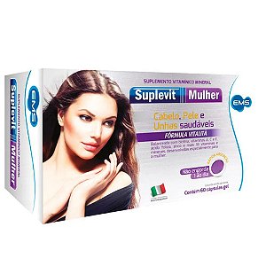 Suplevit Cabelos Unhas 30 Capsulas Ems