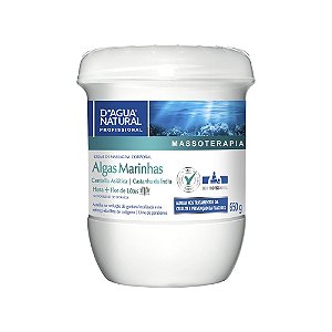 Creme Massagem Corporal Algas Marinhas 650G D'Agua Natural