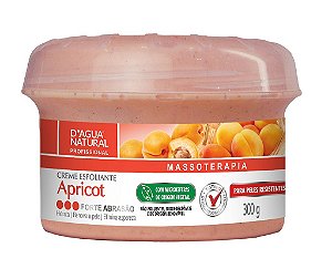 Creme Esfoliante Apricot Forte Abrasão 300G D'Agua Natural