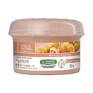 Creme Esfoliante Apricot Média Abrasão 300G D'Agua Natural