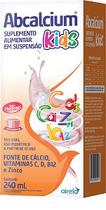 Abcalcium Kids B12 Cálcio + Vitaminas D + B12 240 Ml Airela