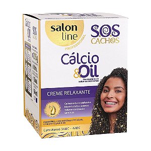 Kit Guanidina Calcio&Oil Creme Relaxante Salon Line